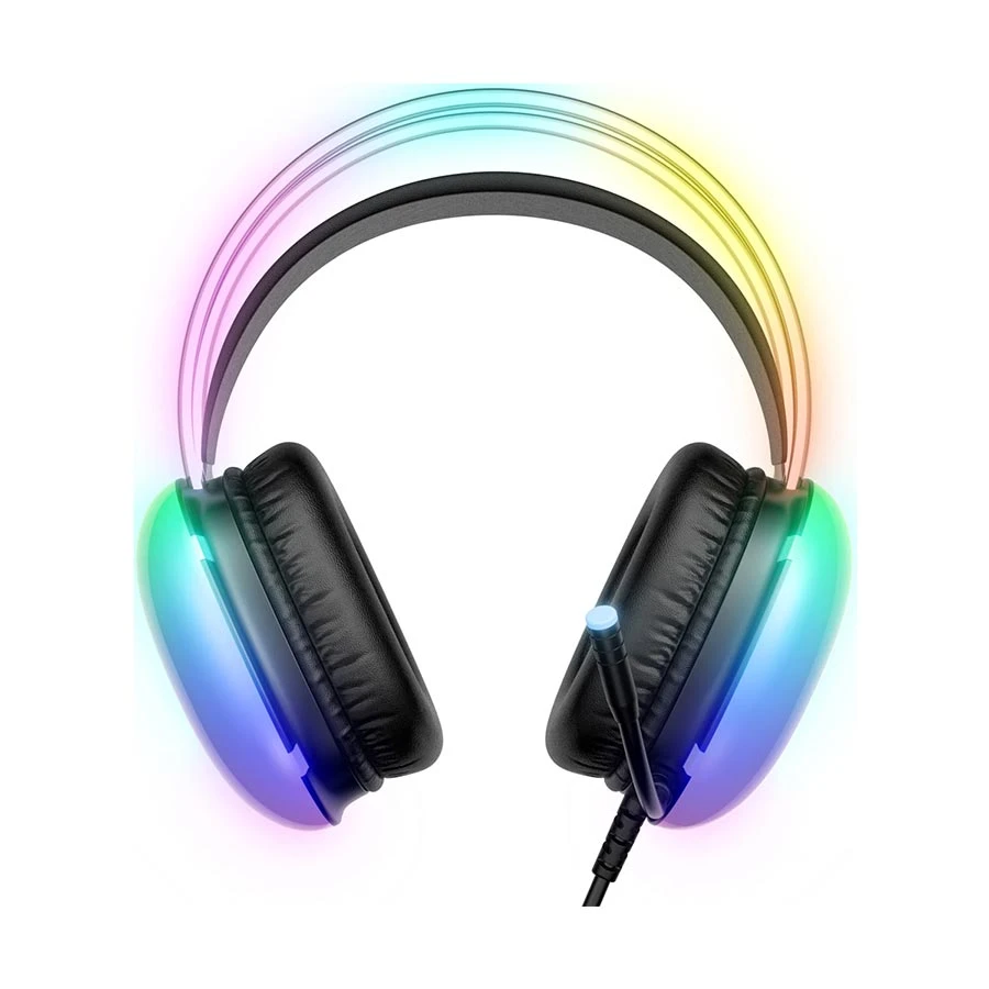 Onikuma X25 RGB Wired Black Stereo Gaming Headphone