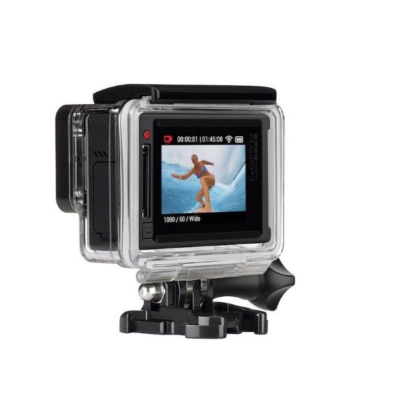 GoPro Hero 4 সিলভার - ওয়াটারপ্রুফ স্পোর্টস অ্যাকশন ক্যামেরা