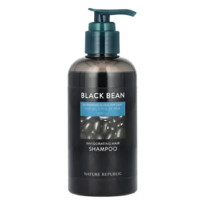 Nature Republic Black Bean ইনভিগোরেটিং হেয়ার শ্যাম্পু 300 মিলি