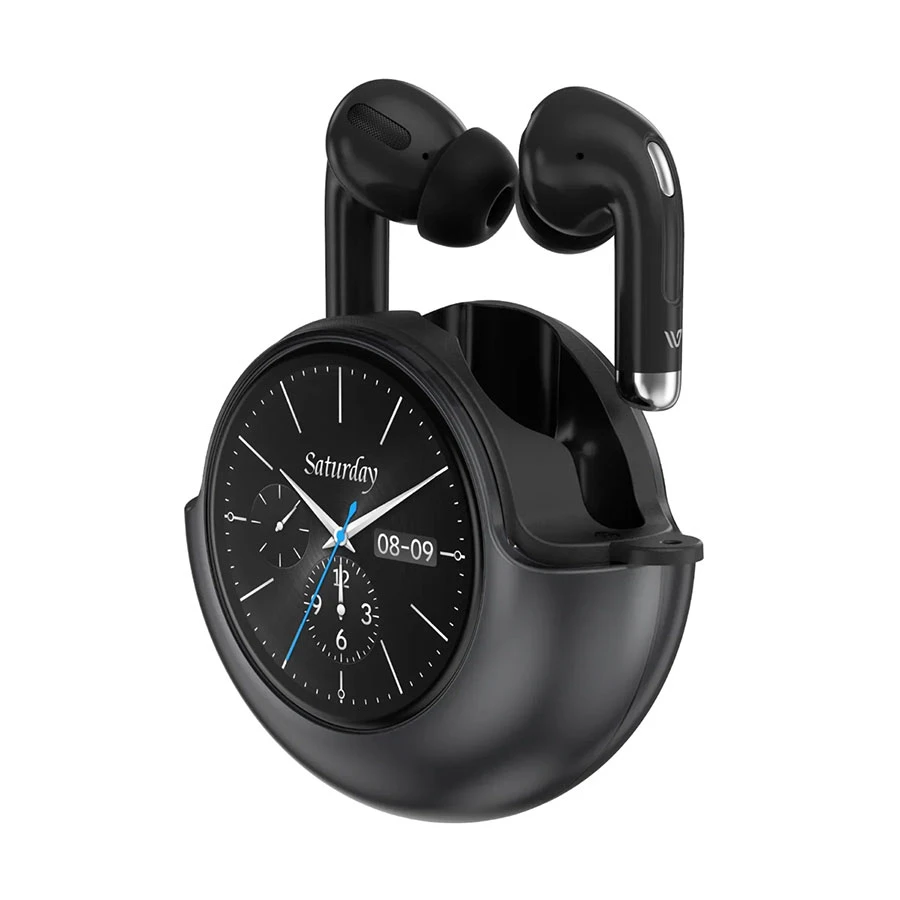 WEOFLY Lifefits TWS Bluetooth Earbuds with Smart Touchscreen Black