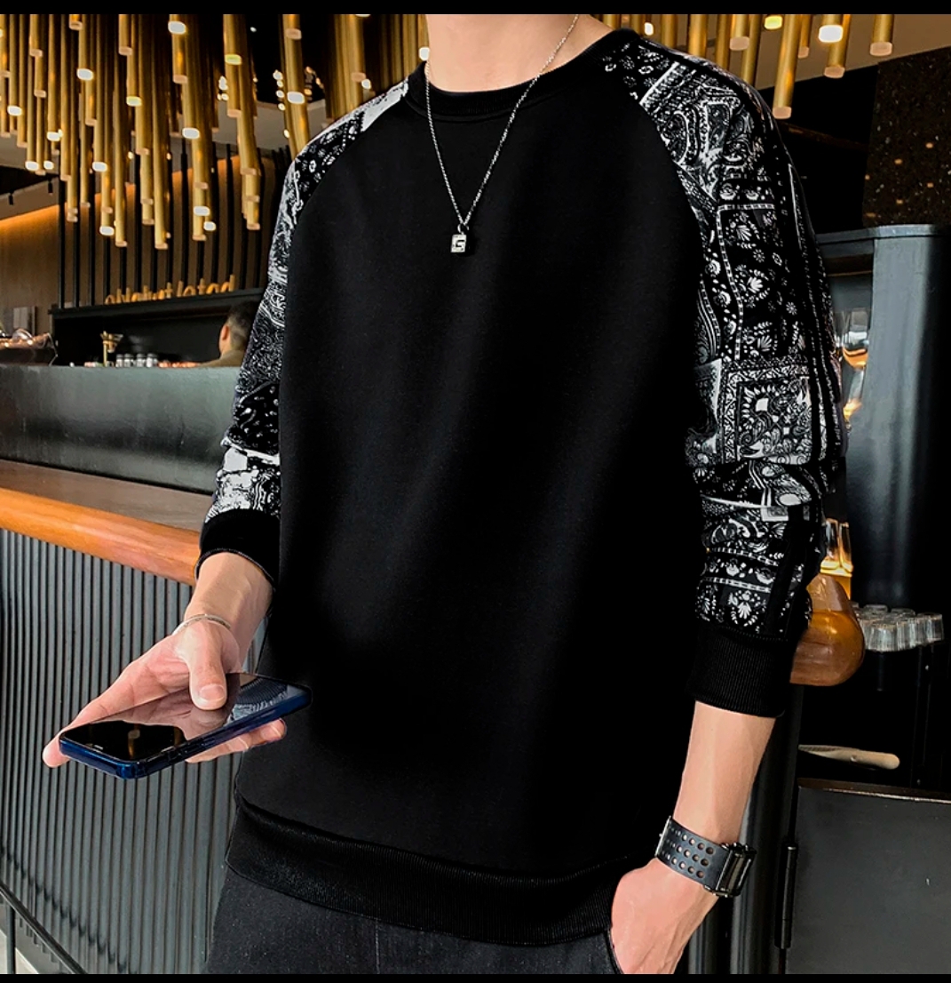 Men's Full Sleeve Cotton T-Shirt, 200 GSM, 6 Colour Choices
