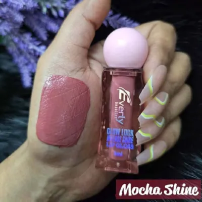 Everly Beauties গ্লো লক ইনটেন্স শাইন লিপ গ্লস - Mocha Shine