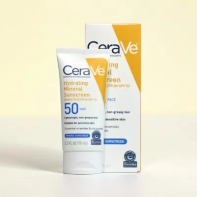 CeraVe হাইড্রেটিং সানস্ক্রিন ব্রড স্পেকট্রাম SPF50 75ml