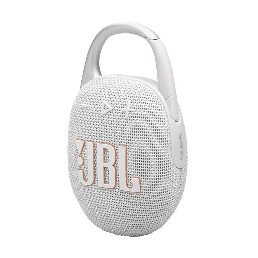 JBL Clip 5 Ultra-Portable Bluetooth Speaker White