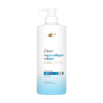 Dove Vegan Collagen ভলিউম ড্যামেজ থেরাপি মাইসেলার শ্যাম্পু 380ml