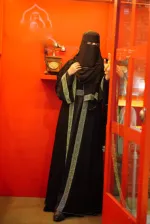 Stone Work Borka with Attached Koti and Hijab, Body 36 to 46