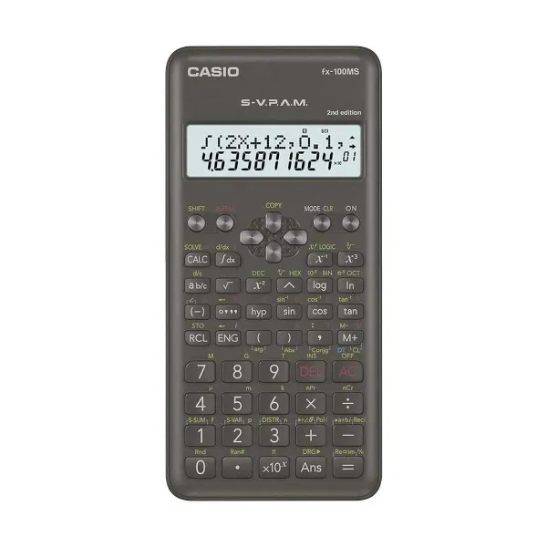 CASIO FX-100MS-2 12 ডিজিট (10 & 2) 2nd Edition সায়েন্টিফিক ক্যালকুলেটর