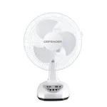 Defender রিচার্জেবল AC/DC ফ্যান 12 ইঞ্চি