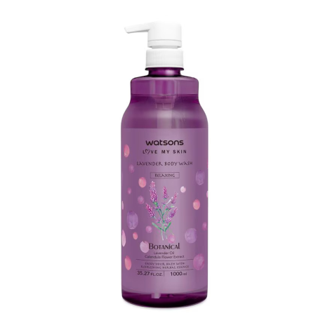 Watsons বোটানিকাল রিল্যাক্সিং ল্যাভেন্ডার বডি ওয়াশ ১০০০মিলি (Taiwan)