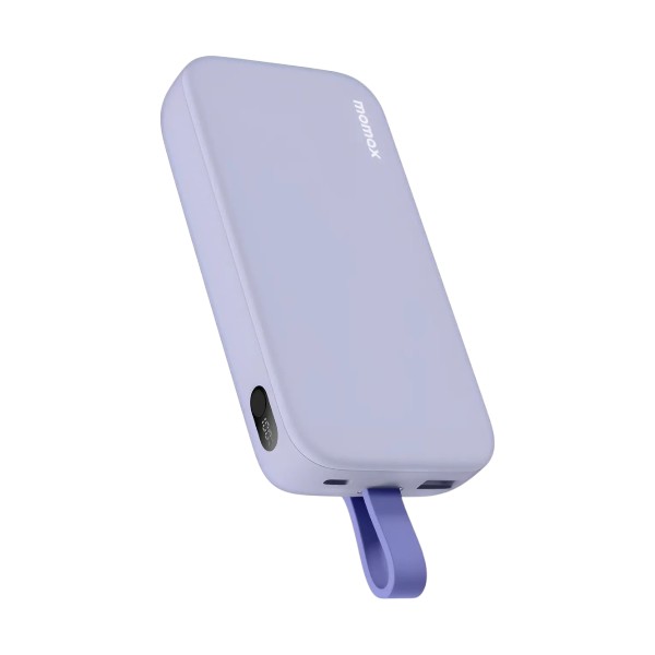 Momax PD5 20,000mAh 22.5W পাওয়ার ব্যাংক, Type-C কেবলসহ – বেগুনি