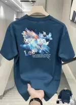 Men's Drop Shoulder T-Shirt, 220 GSM Cotton-Spandex, Sizes M to XXL