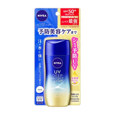 Nivea UV ডিপ প্রোটেক্ট অ্যান্ড কেয়ার সানস্ক্রিন জেল SPF50+ PA++++ 80g