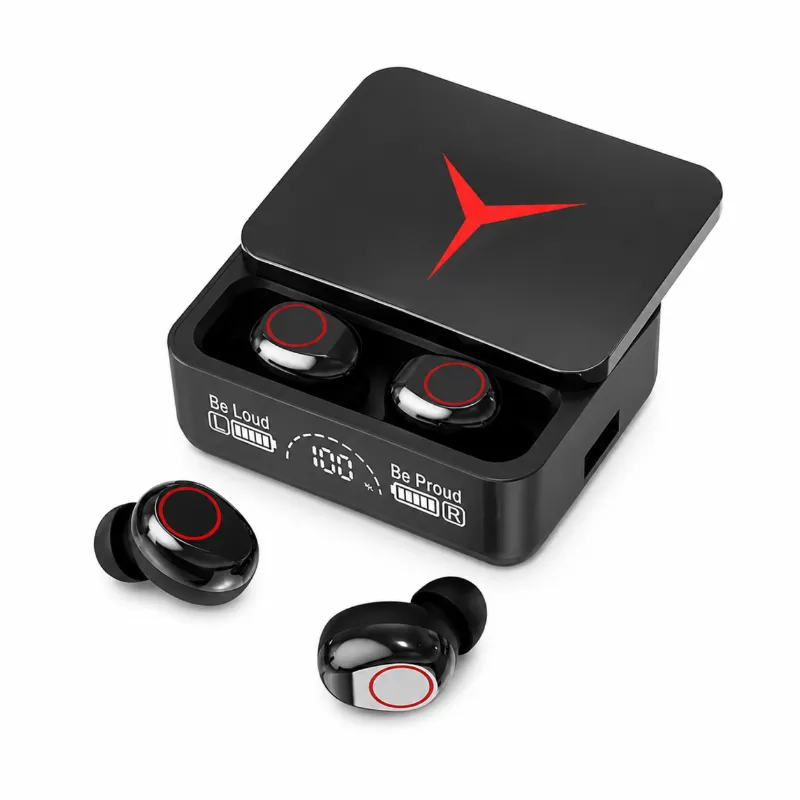 M90 Pro TWS ট্রু ওয়্যারলেস ইয়ারবাডস – Bluetooth 5.3, ENC ও 1200mAh পাওয়ার ব্যাংক চার্জিং কেস