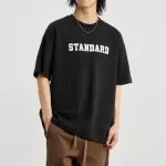 Unisex Drop Shoulder T-Shirt, 200-220 GSM Pure Cotton, 6 Colours