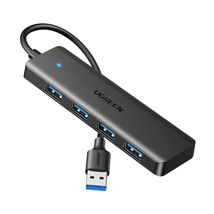 UGREEN CM219 25851 USB to 4-Port USB Hub 5Gbps Black