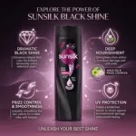 Sunsilk Black Shine শ্যাম্পু, কালো চুলের জন্য 300ml