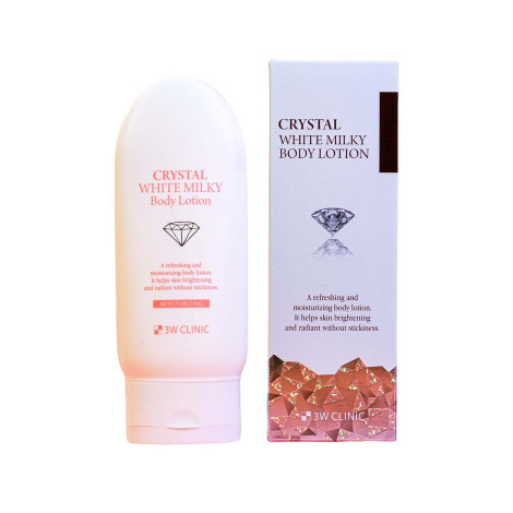 3w Clinic Crystal White Milky Body Lotion 150g (Korea)