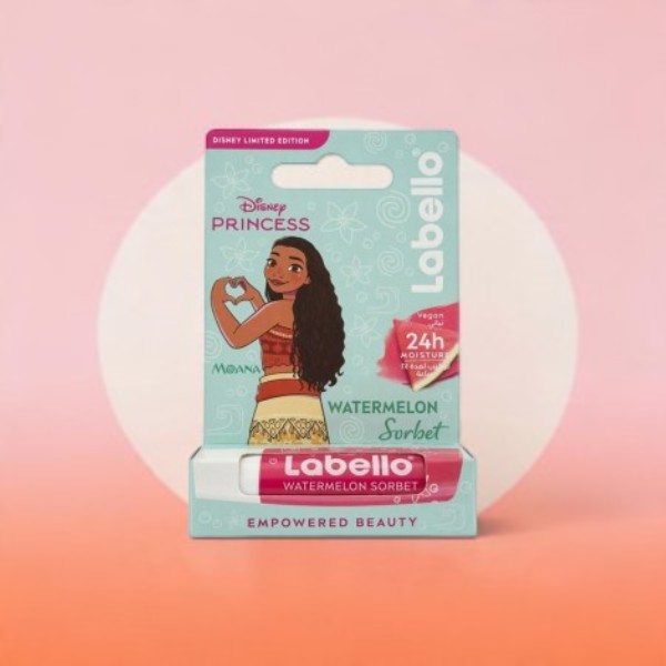 Labello Disney Princess Moana ওয়াটারমেলন সরবেট লিপ বাম 4.8g