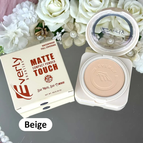 Everly Beauties Matte Touch Compact Powder - Beige (China)