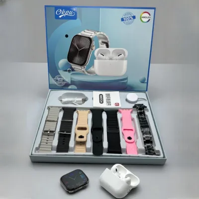 HR6 Ultra3 স্মার্ট ওয়াচ ও ওয়্যারলেস ইয়ারফোন সেট
