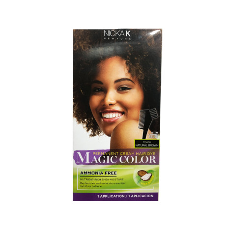Nicka K Magic Color পার্মানেন্ট ক্রিম হেয়ার ডাই - TCW05 Natural Brown