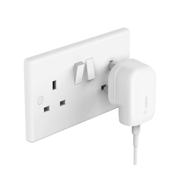 বেলকিন WCA005myWH বুস্টচার্জ 30W PD 3.0 PPS USB-C চার্জার