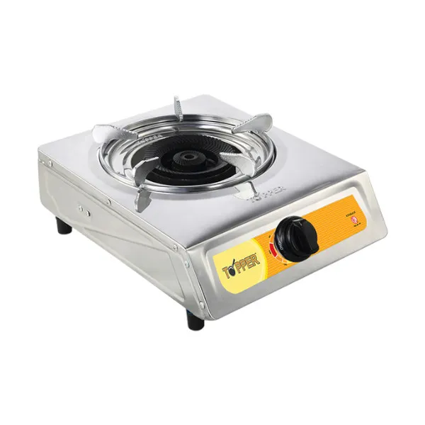 TOPPER A-110 সিঙ্গেল SS অটো গ্যাস চুলা LPG