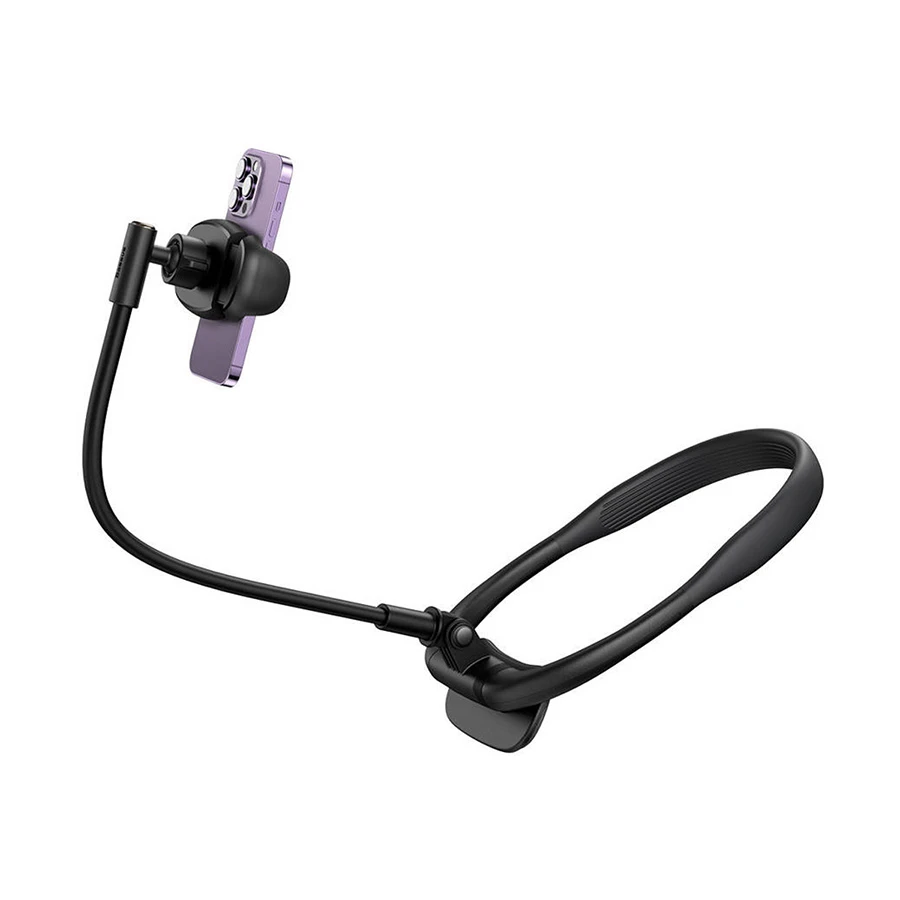 Baseus LUGB000001 ComfortJoy Series Neck Mounted Phone Holder Black