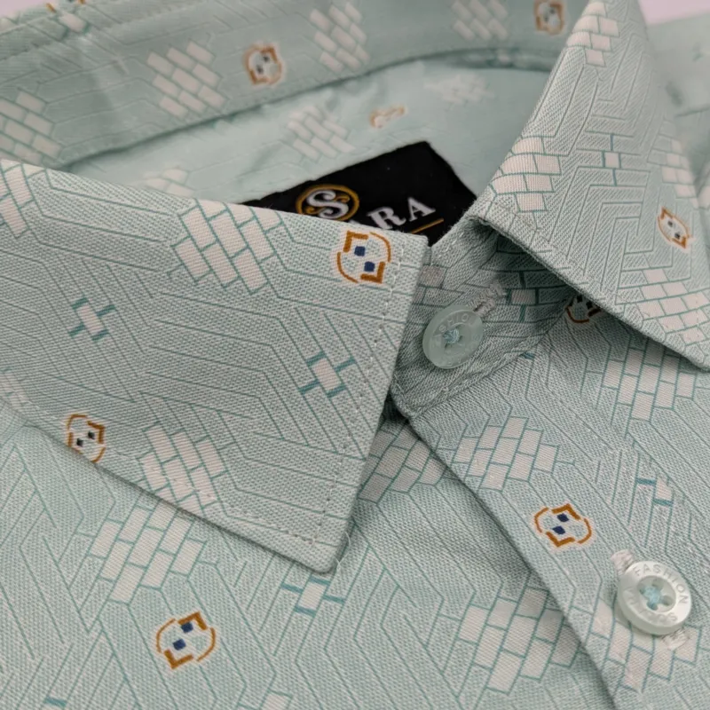 ছেলেদের কটন স্প্যানডেক্স ফরমাল শার্ট (S-XXL)