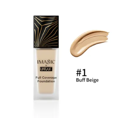 Imagic x Unique ফুল কভারেজ ফাউন্ডেশন - 01 Buff Beige