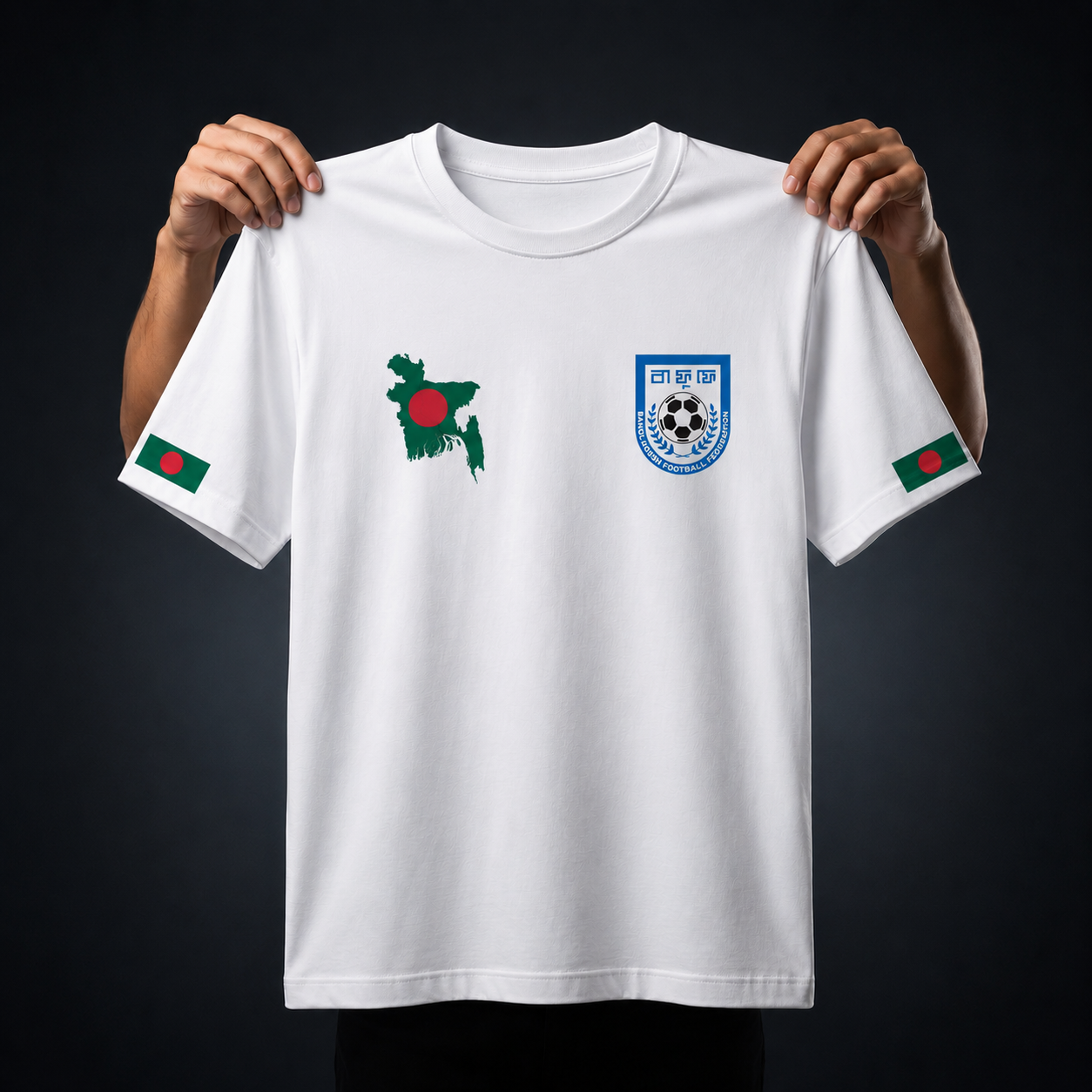 Bangladesh Football Edition ড্রপ-শোল্ডার টি-শার্ট