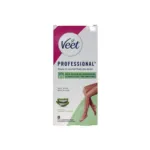 Veet Professional Half Body ওয়াক্স স্ট্রিপ 8টি - Aloe Vera ও Green Tea সুগন্ধ