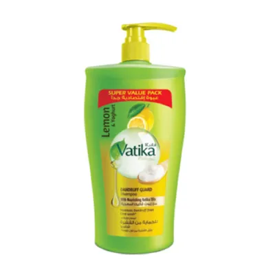 Vatika Naturals Lemon and Yogurt অ্যান্টি-ড্যানড্রাফ শ্যাম্পু 1000ml