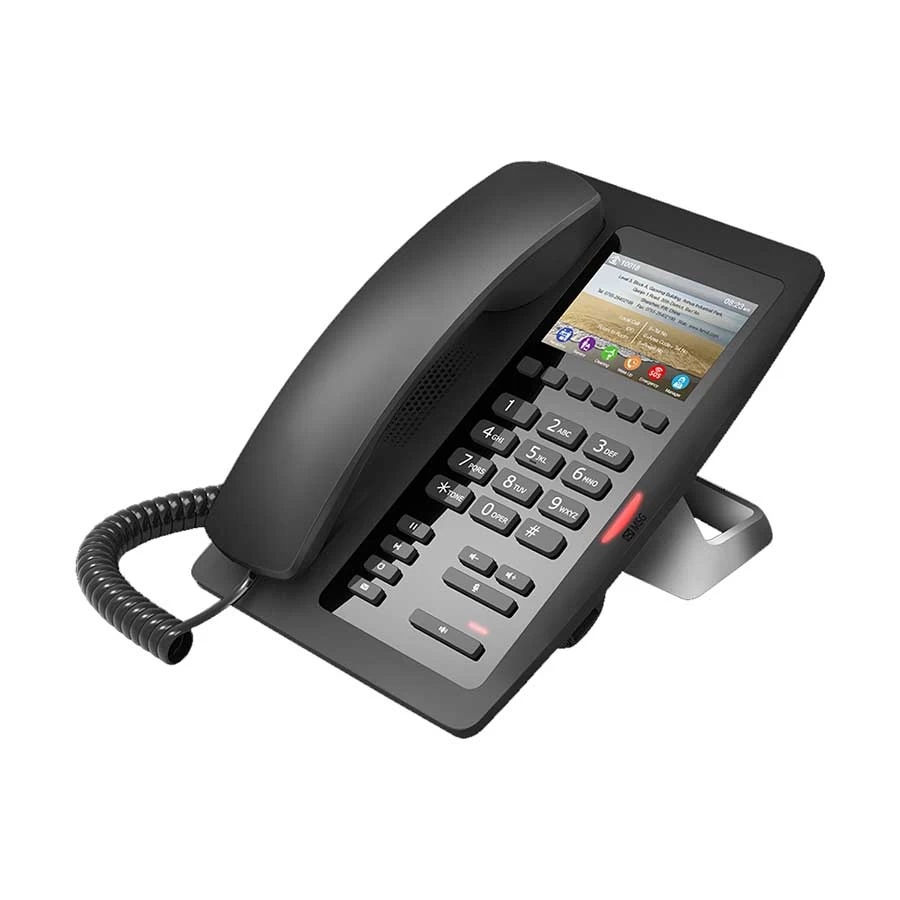 Fanvil H5 Black Regular Hotel IP Phone Set Without Adapter