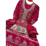 পাকিস্তানি ক্রেপ শিফন জর্জেট থ্রি পিস