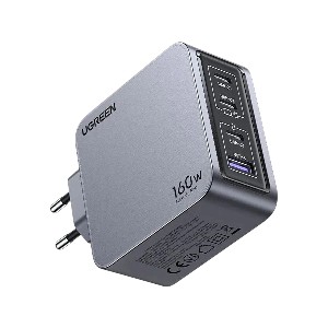 Ugreen Nexode Pro X763 160W GaN USB & Tri USB-C PD Gray Charger (EU)
