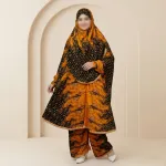 প্যালাজো লং খিমার সেট, নিকাবসহ – লিনেন কাপড়