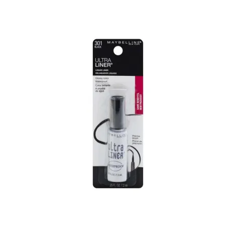 Maybelline Ultra Liner ওয়াটারপ্রুফ লিকুইড আইলাইনার - 301 Black