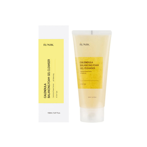 Iunik Calendula Balancing Foam Gel Cleanser 150ml (Korea)