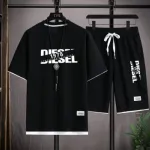 Men's Mesh Tee and Short Pant Set, 160 GSM, Waist 28 to 36