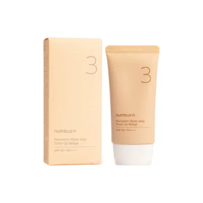 Numbuzin 3 পোর্সেলিন বেস স্কিপ টোন আপ বেইজ ক্রিম SPF 50+ PA++ 50ml