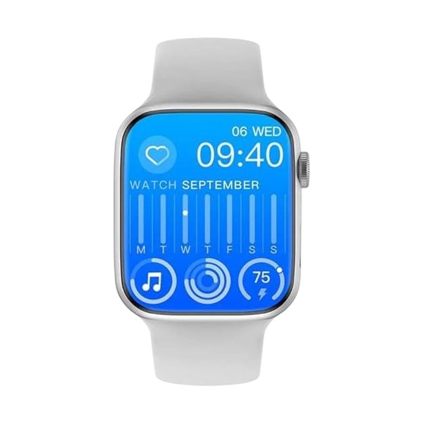 WiWU SW01 Pro ব্লুটুথ কলিং স্মার্ট ওয়াচ (সিলভার)