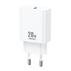 Remax RP-U5 20W USB-C পোর্ট চার্জার ও লাইটনিং কেবল