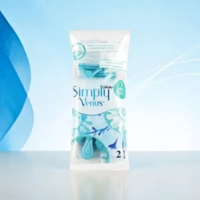 Gillette Simply Smooth Venus 2 ব্লেড রেজর (মেয়েদের)