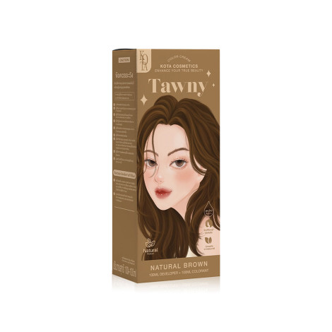 Kota হেয়ার কালার ক্রিম Tawny - ন্যাচারাল ব্রাউন