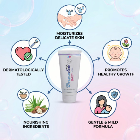 H&H ডারমাডিউ বেবি লোশন ৮০গ্রাম (India)