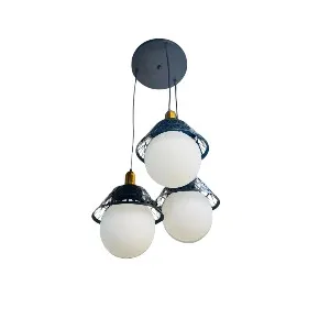Qulik মডার্ন মুন বল 3 কালার হ্যাঙ্গিং লাইট (QL-5203-3)