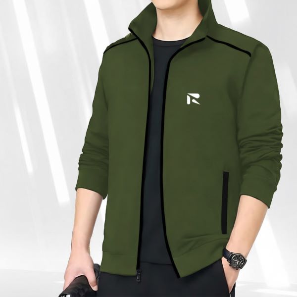 Men's Premium china Bonded Jacket (olive)
