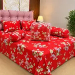 5 Piece Twill Cotton Comforter Set with King Size Bed Sheet