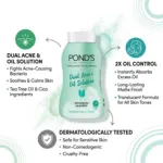 Pond's Dual Acne & Oil Solution আল্ট্রা ম্যাট ফেসিয়াল পাউডার 50g
